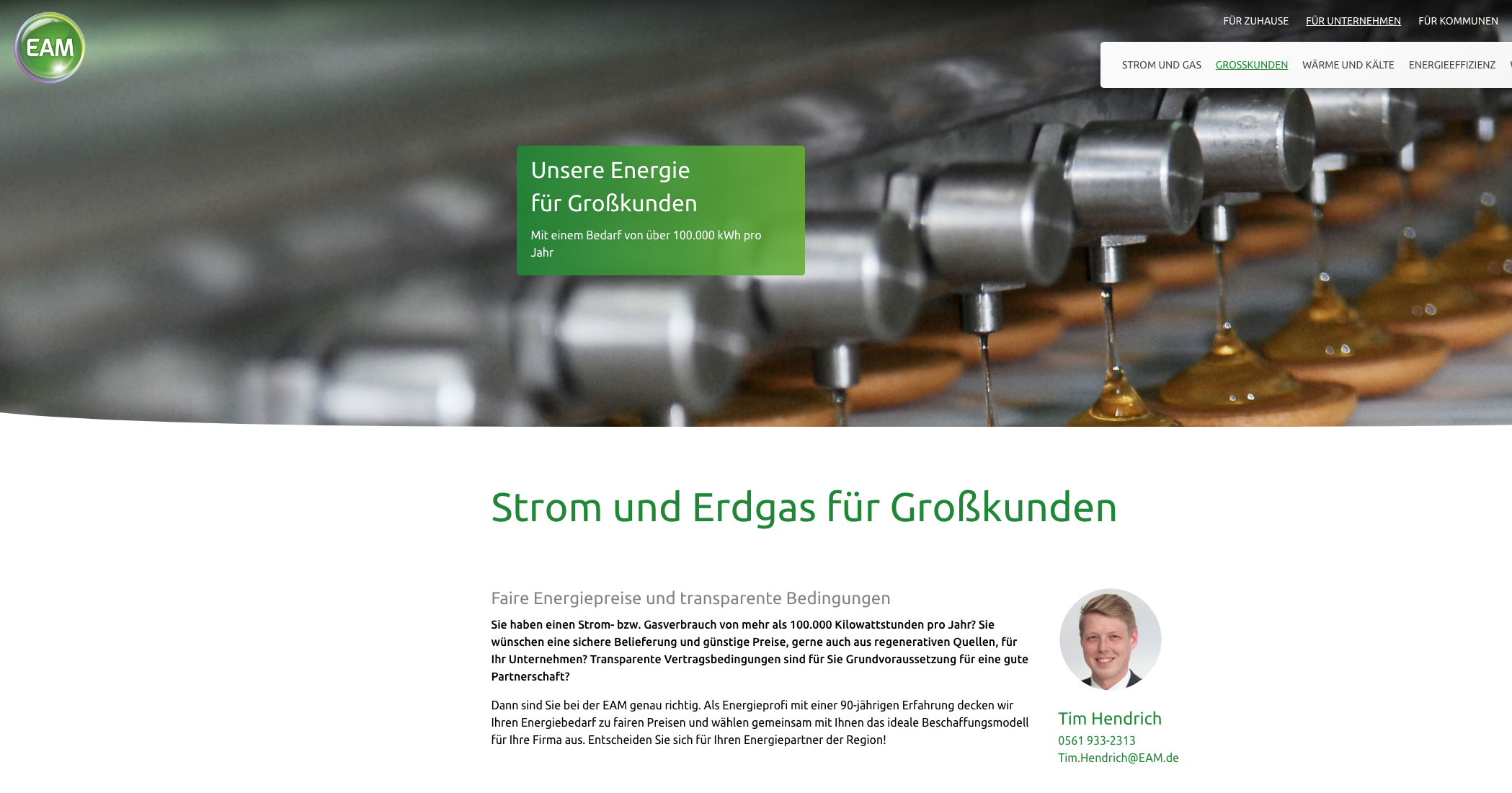 EAM Gewerbekunden